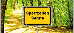 Sperrzeiten Senne